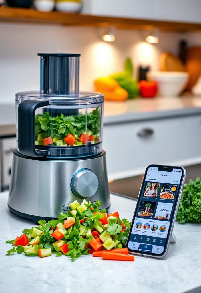 16 Smart Kitchen Gadgets That Will Make Cooking Feel Like a Breeze! - 11. Smart Food Processor