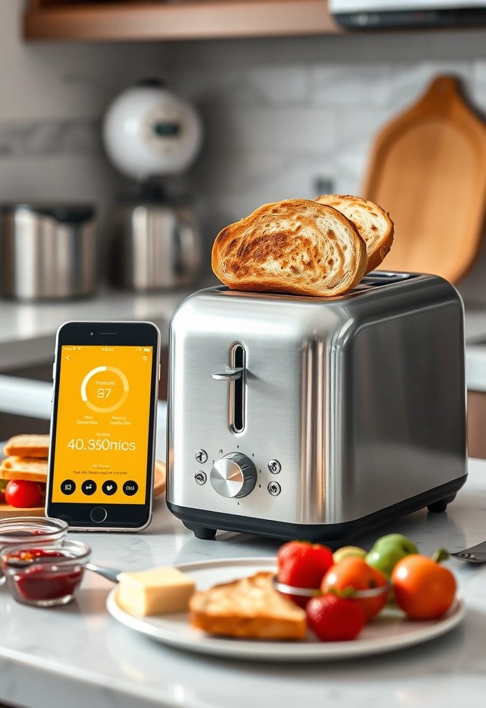 16 Smart Kitchen Gadgets That Will Make Cooking Feel Like a Breeze! - 12. Smart Toaster