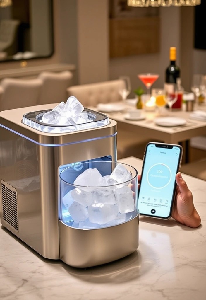 16 Smart Kitchen Gadgets That Will Make Cooking Feel Like a Breeze! - 13. Smart Ice Maker