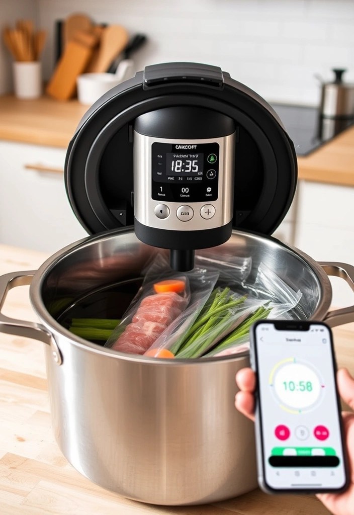 16 Smart Kitchen Gadgets That Will Make Cooking Feel Like a Breeze! - 6. Smart Sous Vide Cooker