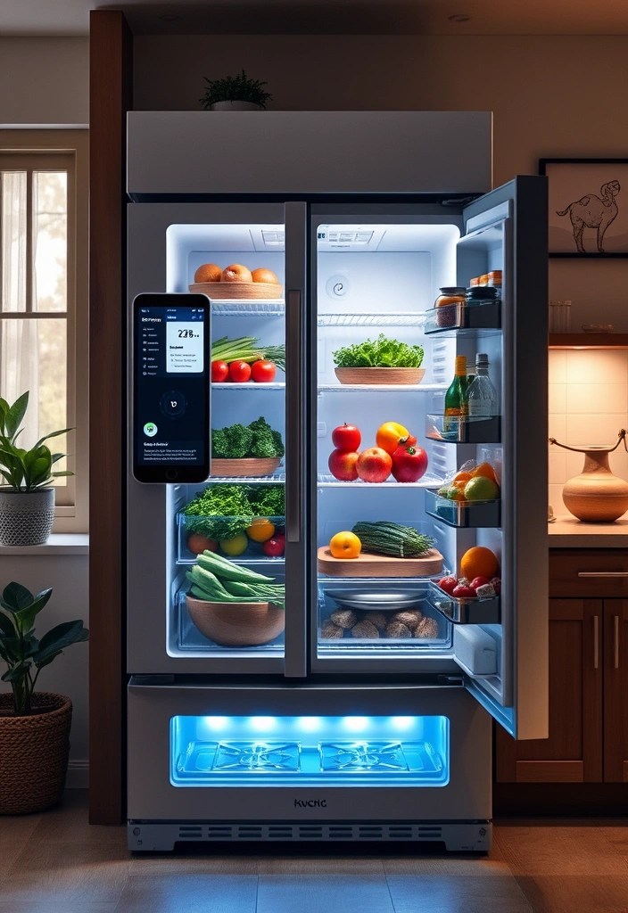 16 Smart Kitchen Gadgets That Will Make Cooking Feel Like a Breeze! - 7. Smart Refrigerator