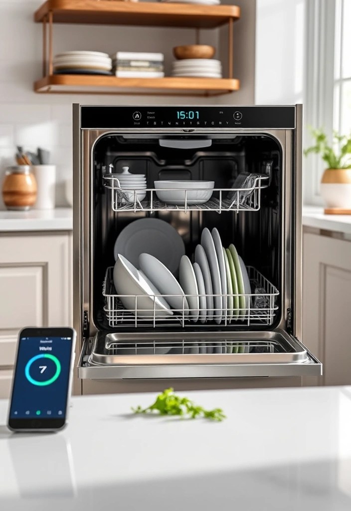 16 Smart Kitchen Gadgets That Will Make Cooking Feel Like a Breeze! - 8. Smart Dishwasher